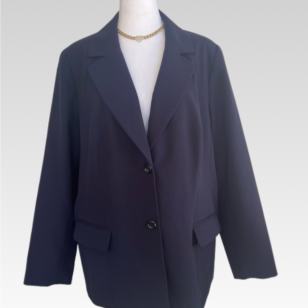 Liz Baker Women's Elegant Navy Blazer size 18W